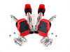 ES#2569506 - 1675KT1 - Ignition Service Kit - Includes four OEM red coil packs and four NGK spark plugs - Assembled By ECS - Audi