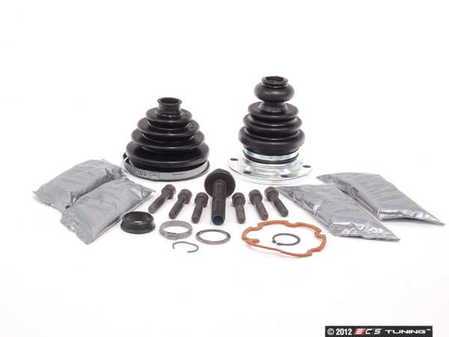 ES#2587721 - 441498203AKT2 - Front CV Joint Refresh Kit - Priced Each - Includes both inner & outer boots with hardware - Services one axle - Assembled By ECS - Audi