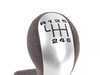 ES#1486143 - 99642407592 - GT3 RS Shift Knob With Boot - Charcoal - Alcantara shift knob and boot with decorative blue stitching - Genuine Porsche - Porsche