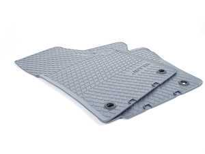 ES#322874 - 1KM061501528 - European All Season Rubber Mats - Gray - (NO LONGER AVAILABLE) - A thin profile mat designed to protect your carpet year round - Genuine Volkswagen Audi - 