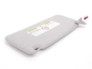 ES#87381 - 51168258010 - Right Vinyl Sun Visor - Gray - Includes vanity mirror  - Genuine BMW - BMW