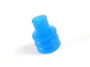 ES#1065936 - 1J0972741B - Wire Seal - Priced Each - Small blue seal for keeping your connections dry - Genuine Volkswagen Audi - Volkswagen