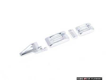 ES#79270 - 51147056055 - E53 4.6is Emblem - Driver Side (Left) - Stick on emblem - Genuine BMW - BMW