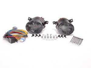 ES#1844192 - 1K0998020 - Fog Light Kit - Projector - Basic fog lamp kit for customers who already have fog grilles - Assembled By ECS - Volkswagen