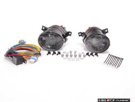 ES#1844192 - 1K0998020 - Fog Light Kit - Projector - Basic fog lamp kit for customers who already have fog grilles - Assembled By ECS - Volkswagen