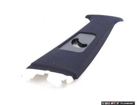 ES#111457 - 51437006850 - "B" Pillar Trim - Upper Right - (NO LONGER AVAILABLE) - Anthrazit/Dark Gray/Black, located center of vehicle, where upper seat belt mount attaches - Genuine BMW - 