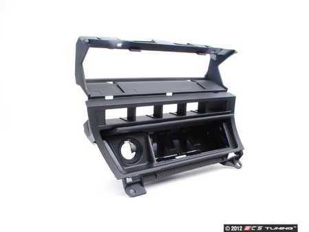 ES#86708 - 51168205378 - Radio Mounting Bracket - Provides mounting for DSC, seat heating buttons, ashtray and storage compartment - Genuine BMW - BMW