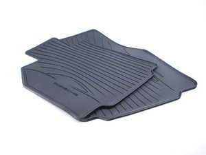 ES#1472180 - 98704480093 - Rubber Floor Mat Set - One set of two rubber mats - Genuine Porsche - Porsche