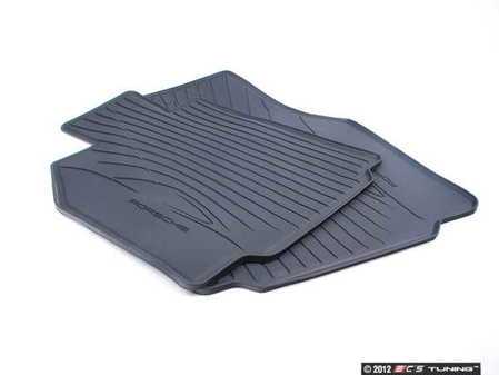 ES#1472180 - 98704480093 - Rubber Floor Mat Set - One set of two rubber mats - Genuine Porsche - Porsche