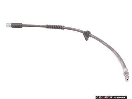 ES#3486560 - 34306887449 - Front Brake Hose - Priced Each - Soft line running from the front caliper to the body hard line - Genuine BMW - BMW
