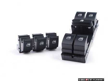 ES#2581989 - 1K4959857BREHKT -  Window Switch Kit - Set of window switches for all four doors - Genuine Volkswagen Audi - Volkswagen