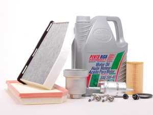 ES#2523872 - MK52.0T40KSKWBH - 60k Service Kit With Magnetic Drain Plug & Aluminum Oil Filter Housing - Everything you need to perform your recommended service and upgrade your oil filter housing and drain plug - Assembled By ECS - Volkswagen