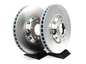 ES#2515730 - 95535140161KT - Front Brake Rotors - Pair 14.96" (380mm) - Directional front axle fitment - Both left and right - Genuine Porsche - Porsche