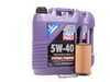 ES#1885286 - B7S4V8PRM -  Oil Service Kit - Premium - Includes 10 liters of LIQUI MOLY Voll-Synthese Motor Oil (5w-40), Hengst oil filter, and drain plug sealing washer - Assembled By ECS - Audi Volkswagen
