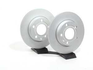 ES#2537964 - 8E0615601QKT4 - Rear Brake Rotors - Pair (255x12) - Restore the stopping power in your vehicle - Genuine Volkswagen Audi - Audi