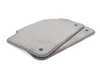 ES#195513 - 82111466935 - Carpeted Floor Mat Set - Silver - (NO LONGER AVAILABLE) - Complete set of four with BMW heel pad - Genuine BMW - 