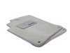 ES#195513 - 82111466935 - Carpeted Floor Mat Set - Silver - (NO LONGER AVAILABLE) - Complete set of four with BMW heel pad - Genuine BMW - 