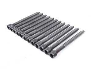 ES#2538394 - 06D103385D - Cylinder Head Bolts - Set Of 12 - Recommended replacement every time head is removed. M10x1.5x112mm - Genuine Volkswagen Audi - Audi Volkswagen