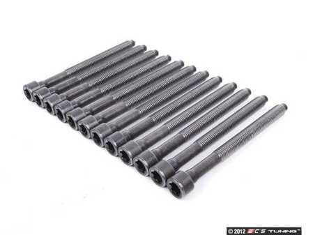 ES#2538394 - 06D103385D - Cylinder Head Bolts - Set Of 12 - Recommended replacement every time head is removed. M10x1.5x112mm - Genuine Volkswagen Audi - Audi Volkswagen