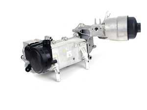 ES#3425155 - 9A110701009 - Oil Conducting Housing - Includes oil cooler, oil filter, and air-oil separator - Genuine Porsche - Porsche