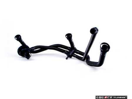 ES#283297 - 078103235B - Pressure Control Valve (PCV) Assembly  - (NO LONGER AVAILABLE) - Complete breather hose assembly that includes the PCV valve - Genuine Volkswagen Audi - 