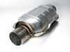 ES#4387 - 6906 - Universal Catalytic Converter - 2.5" - 2.5" inlet/outlet, 14" length of converter itself, 6" width & 4" height - Emico - Audi Volkswagen