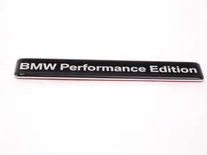BMW Performance Edition Emblem - Priced Each