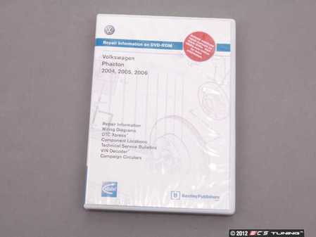 ES#5067 - VD15 - Phaeton (04-05) Service Manual - CD/DVD - The most comprehensive repair manual - Bentley - Volkswagen