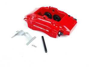 ES#1485549 - 99635242113 - Rear Brake Caliper - Red - Left side fitment - Genuine Porsche - Porsche