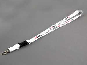 ES#1306555 - ECSLANWHT - ECS Lanyard - White - Now you can show your European pride by carrying ECS Tuning with you - ECS - Audi BMW Volkswagen Mercedes Benz MINI Porsche