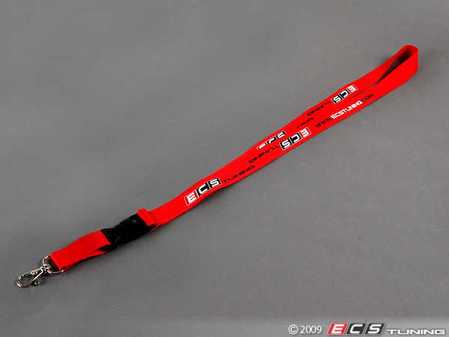 ES#1306554 - ECSLANRED - ECS Lanyard - Red - Now you can show your European pride by carrying ECS Tuning with you - ECS - Audi BMW Volkswagen Mercedes Benz MINI Porsche