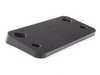 ES#74705 - 51117158838 - Front License Plate Bracket - Black mounting for front license plate - Genuine BMW - BMW