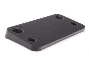 ES#74705 - 51117158838 - Front License Plate Bracket - Black mounting for front license plate - Genuine BMW - BMW