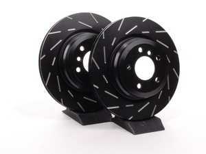 ES#522692 - USR1361 - Rear Ultimax USR Sport Slotted Brake Rotors - Pair (336X22) - Restore your stopping power - EBC - BMW