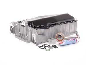ES#2102397 - 06a103601aa - ECS Hybrid 1.8T Oil Pan Conversion Kit - Cracked your low lying aluminum pan? This ECS hybrid conversion kit is your ultimate solution. - Assembled By ECS - Audi Volkswagen