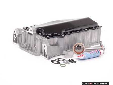 ES#2102397 - 06a103601aa - ECS Hybrid 1.8T Oil Pan Conversion Kit - Cracked your low lying aluminum pan? This ECS hybrid conversion kit is your ultimate solution. - Assembled By ECS - Audi Volkswagen