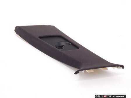 ES#111456 - 51437006849 - "B" Pillar Trim - Upper Left - (NO LONGER AVAILABLE) - Anthrazit/Dark Gray/Black, located center of vehicle, where upper seat belt mount attaches - Genuine BMW - 
