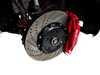 ES#257483 - 1K0698300 - Front Big Brake Kit - Stage 3 - 2-Piece Cross-Drilled & Slotted Rotors (332x32) - Featuring ECS 4-piston brake calipers, caliper brackets, Hawk HPS pads, drilled and slotted semi-floating two-piece rotors, Exact-Fit stainless steel lines and hardware - ECS - Audi Volkswagen