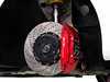ES#257483 - 1K0698300 - Front Big Brake Kit - Stage 3 - 2-Piece Cross-Drilled & Slotted Rotors (332x32) - Featuring ECS 4-piston brake calipers, caliper brackets, Hawk HPS pads, drilled and slotted semi-floating two-piece rotors, Exact-Fit stainless steel lines and hardware - ECS - Audi Volkswagen