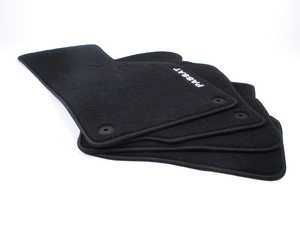 ES#2570681 - 3C1061370BWGK - Mojo Floor Mat Set - Black - (NO LONGER AVAILABLE) - Premium textile mats for your Passat - Genuine Volkswagen Audi - 