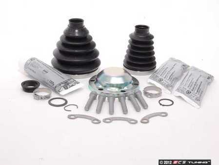 ES#2586359 - 1K0498201AKT - CV joint Refresh kit - Why risk tearing the same axle out twice? Includes both boots and hardware to service one axle. - Genuine Volkswagen Audi - Volkswagen