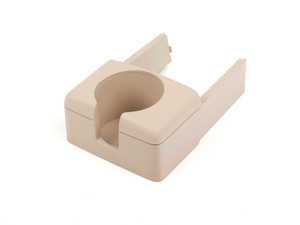 ES#251677 - 1J0862533F4TE - Rear Cup Holder - Light Beige - (NO LONGER AVAILABLE) - Late style single rear cup holder - Genuine Volkswagen Audi - 