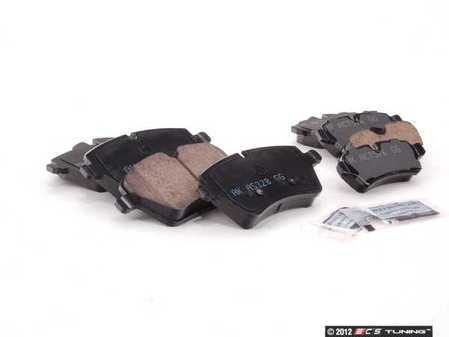ES#2588100 - 34116778320KT2 - Brake Pad Kit - Akebono - Replacement brake pads to restore your stopping power : Front & Rear - Assembled By ECS - MINI