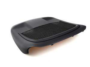 ES#392588 - 4F0881969C1AD - Front Seat Backrest Trim - Sabre (Black) - Priced Each - Fits left and right side - Includes map net - Genuine Volkswagen Audi - Audi