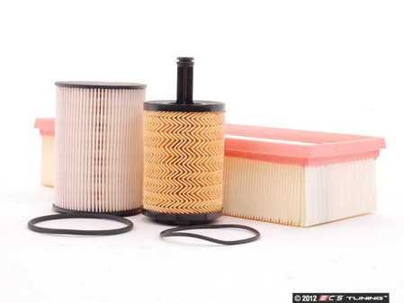 ES#2576178 - 1K0127434BOEKT - OE Filter Maintenance Kit - 3 Piece - Includes air, fuel & oil filters. - Assembled By ECS - Volkswagen