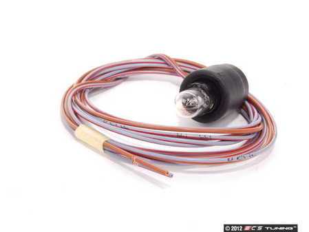 ES#311057 - 1J0971275C - Side Marker Light Bulb - with Harness - Repair wire with bulb and socket for marker light in front bumper - Genuine Volkswagen Audi - Volkswagen