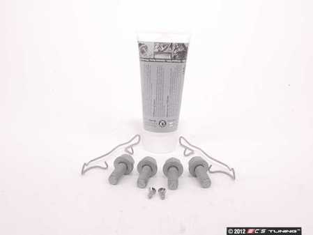 ES#2587173 - N90876802KT - Front Pad & Rotor Installation Kit - Level 1 - Make your brake service headache free with this installation kit! - Genuine Volkswagen Audi - Audi