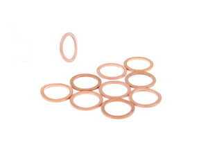 ES#4317 - 216-10014kt - Copper Sealing Washers - Pack Of 10 - 10x14 copper sealing washers. - ECS - Audi Volkswagen