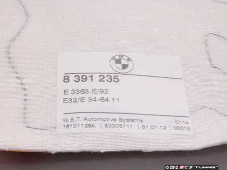 ES#177493 - 64118391235 - HEAT ELEM. - Genuine BMW - BMW