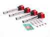 ES#2569506 - 1675KT1 - Ignition Service Kit - Includes four OEM red coil packs and four NGK spark plugs - Assembled By ECS - Audi